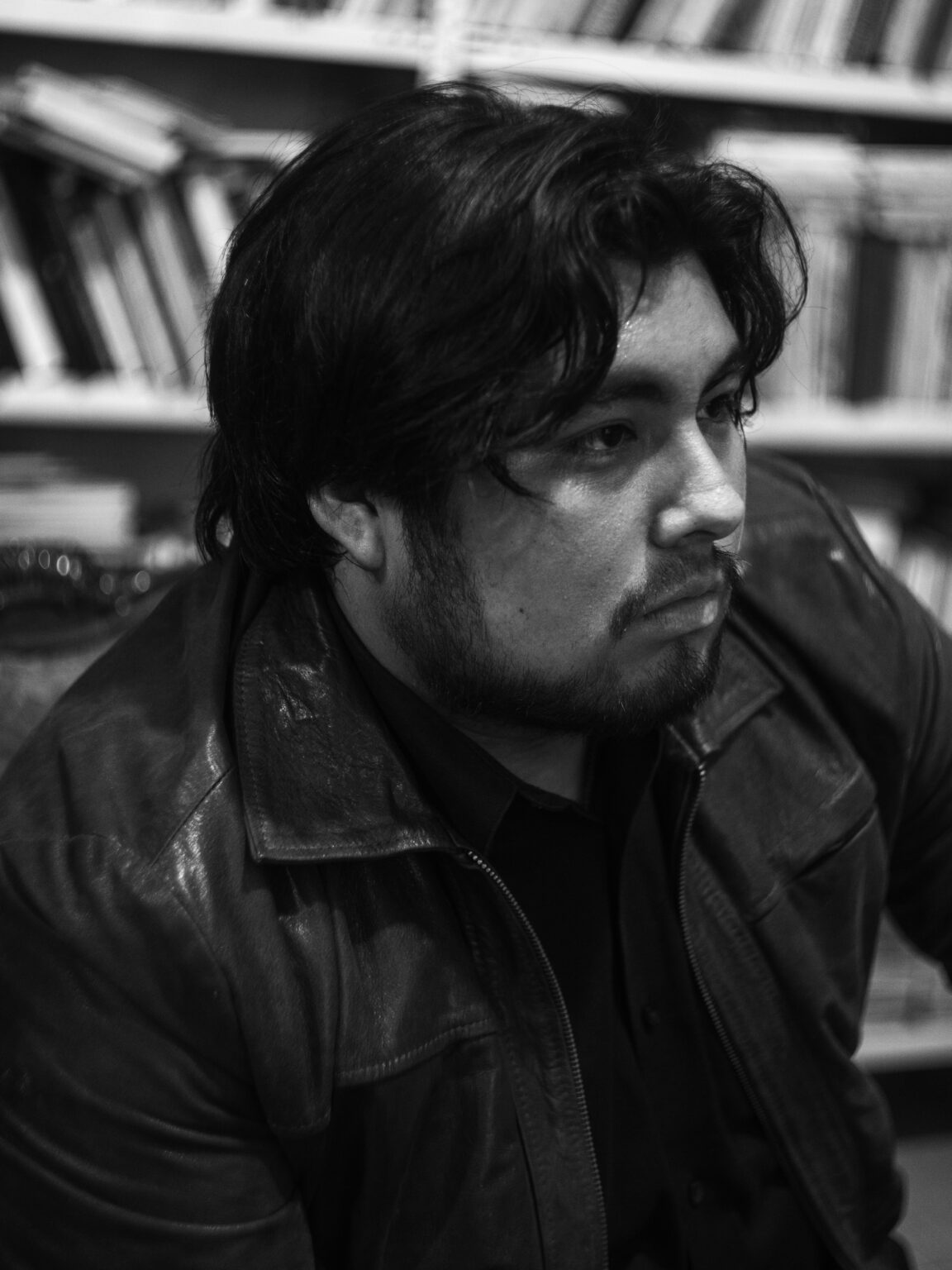 Samir's Portrait in black in white